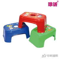 【珍昕】台灣製 塑膠大方椅 ~顏色隨機出貨(長約28x寬約20x高約15cm)/椅子/座椅/板凳