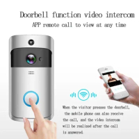 Smart WIFI Video Doorbell Camera Wireless Operated Motion Detector Audio &amp; Speaker Night Vision Remote monitor for iOS&amp;Android