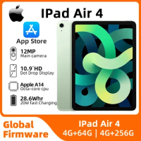 IPad Air 4 retina display, 10.9 inches 2360×1640 CPU Apple A14 IOS 64GB/256GB fingerprint unlock, original used ipad