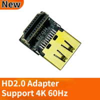 270 Degree Angle Displayport 1.4 HD 2.0 Converter Connector Male/Female DP1.4 HD2.0 Adapter Right Angle Adapter 4K/60Hz 4K/144Hz