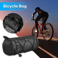Bike Bag Portable Handlebar Pannier Multi-purpose Large Capacity Backpack MTB Road Cycling Frame Tube Bag Elastic Band