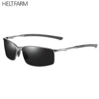 Aluminum Polarized Photochromic Sunglasses Men Square Day Night Driving Glasses Anti-Glare Chameleon Eyewear Free Shipping