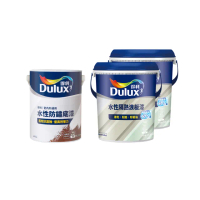【Dulux得利官方店】10坪 水性隔熱浪板底+面漆組