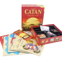 English Version CATAN Board Game Puzzle leisure toy game card 25th anniversary edition playing games 2-8 people party card games
