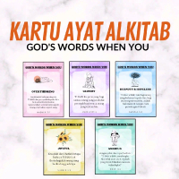 Kartu Ayat Alkitab isi 30-Jar of mood-Ayat alkitab harian-Kado Kristen untuk Dukungan Spiritual dan 