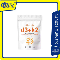 *Authentic* Vitamin D3 5,000 IU + K2 MK-7 100 mcg, 180 Softgels| 2-in-1 Bone, Immune & Heart Support