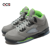 Nike Air Jordan 5 Retro GS 大童 女鞋 銀灰 綠 Green Bean AJ5 DQ3734-003