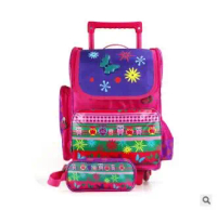 School backpack with wheels for Girls Students School Rolling Bags Backpack For School Mochila Travel Trolley Bag For Kids
