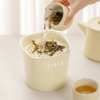 瀝水桌面垃圾桶 桌面茶水桶 桌上茶渣桶 茶葉過濾桶 茶桶 排水桶 帶濾水蓋迷你垃圾桶【BA0203】《約翰家庭百貨