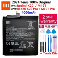 100% Original Replacement Battery BP41 BP40 For Xiaomi Redmi K20 Pro Mi 9T Pro Mi9T Redmi K20Pro Premium Genuine Battery 4000mAh