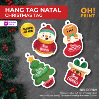 Hang Tag Natal Custom Unik - Hang Tag Christmas Custom Logo