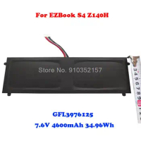 Laptop Battery For Jumper EZBook S4 Z140H GFL3976125 7.6V 4600mAh 34.96Wh AEC4871128-2S1P 7.6V 4000MAH 80.08WH 10PIN 8Lines New