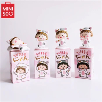 MINISO Chibi Maruko-chan Blind Box Limited Collection Edition Cute Cross-dressing Cat Decorative Model Children's Toy Gift