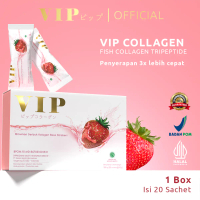 VIP Minuman Kolagen Premium 1 Box | Memudarkan Bekas Jerawat, Rambut Rontok, & Kuku Patah | Dengan f