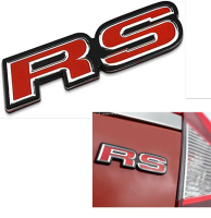 RS Logo Lambang Depan Belakang RS Acrylic Car Emblem Logo City Civic Jazz HRV CRV Myvi Bezza