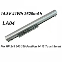 LA04 HSTNN-UB5M 14.8V 41Wh Laptop Battery For HP 248 340 350 G1 For Pavilion 14 15 TouchSmart 15-B119TX 15-B003TX 15-B004TX