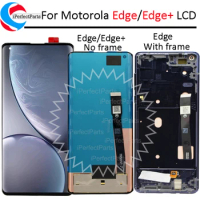 For Motorola Moto Edge Plus Edge+ LCD With frame XT2061-3 Display Touch Screen Digitizer For Motorola Moto Edge LCD XT2063-3