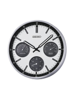 นาฬิกาแขวนผนัง รุ่น QXA823S สีเงิน