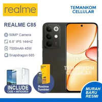 Realme C85 RAM 18GB 6+12GB Extend RAM 6/128 6GB 128GB baru Garansi Resmi BLACK PROMO