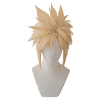 Final Fantasy Cloud Strife Cosplay Wigs Headwear Wig Heat Resistant Synthetic Hair Carnival Halloween Party Props