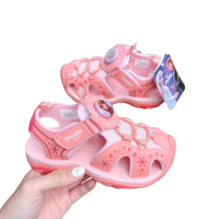 【Disney 迪士尼】冰雪奇緣FOKT37693(兒童鞋 中童鞋 護趾鞋 電燈鞋 涼鞋)