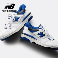 【NEW BALANCE】NB 運動鞋/復古鞋_中性_白藍色_BB550SN1-D