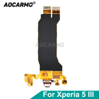 Aocarmo For Sony Xperia 5 III / X5iii 5G Mark3 XQ-BQ72 Charging Port Charge Dock USB Type-C Flex Cable Replacement Part