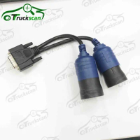 VODIA PN405048 OBDII OBD2 Cable Connector 6 pin + 9pin Y Deutsch Adapter for XTruck Usb Link Diesel Truck Diagnose Interface