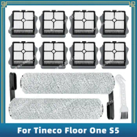 Compatible For Tineco Floor One S5, S5 Pro, S5 Pro 2, S5 Extreme Replacement Parts Accessories Roller Brush Hepa Filter