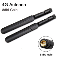 2pcs 4G WiFi Antenna SMA Male Connector 4G LTE Router External Antenna 8dBi Gain Wireless Network Signal Booster For Huawei