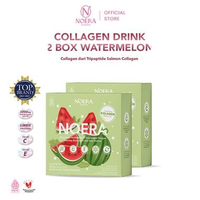 Noera Paket 2 Box Collagen Drink Watermelon | Minuman Kolagen with Birdnest and Saffron Extract | 30