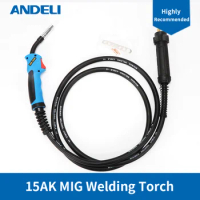 ANDELI MIG Torch Welding Gun 15AK 3m for MIG Welding Machine MIG Welding Torch