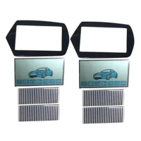 2PCS/lot A91 LCD display flexible cable + Glass Cover for 2 PCS Starline A91 Lcd remote control Key Keychain two way car alarm
