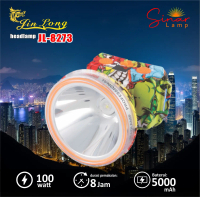 Senter Kepala Waterproof Jinlong JL 8273 100watt LED Laser Super Terang Recharge USB-C Baterai Tahan