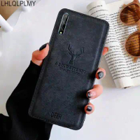 Fabric Cloth Deer Pattern Case For Huawei P40 Lite P30 P20 P50 Pro Nova 11 11i P Smart 2019 Z Y9 Prime Y8P Y9S Soft Cover