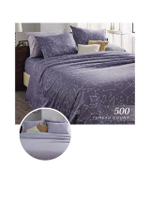 King Bed Sheet : Midnight Constellation สีเทา 3 ชิ้น