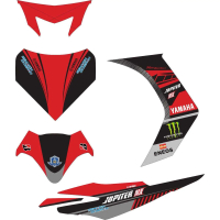Decal stiker motor new JUPITER MX moto gp Grade B - By Master Decal