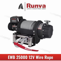 DEREK ELEKTRIK - RUNVA WINCH EWB 25000 25NB 12V - WIRE ROPE
