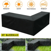 Waterproof Corner Furniture Cover, L Shape, All-Purpose Covers, Garden, Patio, Outdoor, Sofa Protector, Anti-Dust