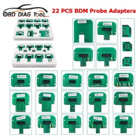 Best Full Sets 22pcs BDM Adapters ECU Chip Tuning Tool For Kess Ktag Fgtech BDM Frame Probes Oversea Warehouse Free Ship