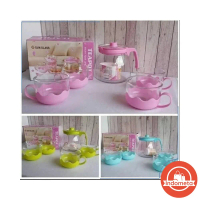 [ 1 Set ] Teapot Set 5 In 1 / Teko Tea Coffee Set Pitcher + Gelas SSST749