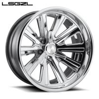 LSGZL Custom 16-14 inch Black Car Wheel Aluminum Passenger Car Wheels Forged Wheels Rims for Brand Cars 4/5/6 hole