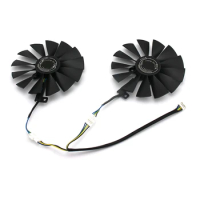 2024 New Graphics Card Cooling Fans FDC10M12S9-C RX470 RX570 Fan ForAsus RX 470 RX 570