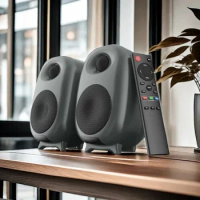 Bestisan SR06 Bluetooth Speakers Home Theatre PC TV Bookshelf Speakers Surround Sound Wireless Subwoofer 60W Super Bass Boom Box