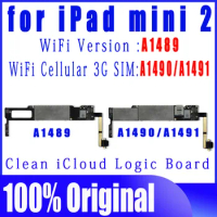 Original Clean ICloud A1459 A1490 Or A1491 Wifi 3G Cellular Version For Ipad MINI 2 Motherboard Logic Boards Wth IOS System