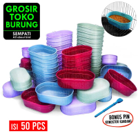 SEMPATI GROSIR Tempat Makan Minum Oval Plastik By Sempati isi 50 Pcs Tm K2o Tm K2 Oval Tm Cepuk Wada