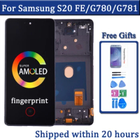 6.5'' AMOLED For Samsung S20 FE S20 Fan Edition LCD Display Touch Digitizer Assembly For S20 FE 5G SM-G780F SM-G781B LCD