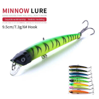 Floating Minnow Lure Bait 9.5CM 7.8G Luya Bionic Mino Lure