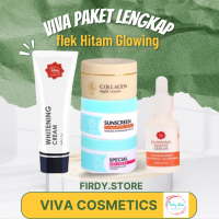 Viva Paket lengkap Brightening Flek Glowing jerawat Anti Aging Exfoliasi Original