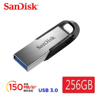 SanDisk 晟碟 [全新版] 256GB Ultra Flair USB3.0 隨身碟 (高速150MB/秒 原廠5年保固)
